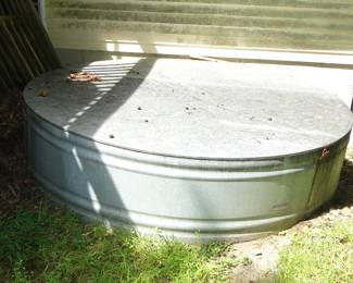 Galvanized Water Catcher Basin