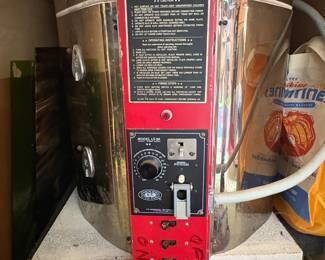 Kiln with cases of ceramic molds. $750