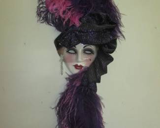 Large Unique Creations Lady Face Mask " Limited Edition"