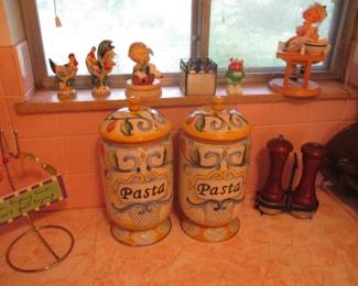 Ceramic Pasta Canister