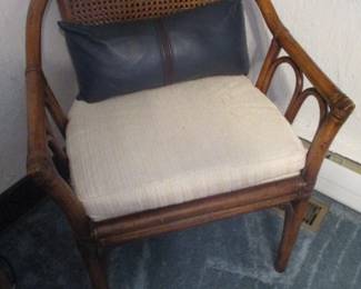 McGuire Rattan Arm Chair