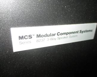 MCS 8237 Speakers