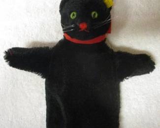 Steiff "Black Cat" Hand Puppet