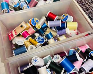 Tons of spools of high quality thread