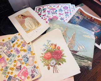 Vintage posters and artwork