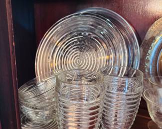 Anchor Hocking Manhattan pattern glassware... oh my goodness...