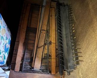 Antique rug weaving Loom