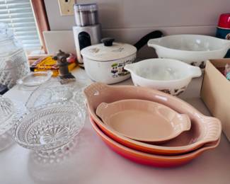 Pyrex, Le Crueset, and more!