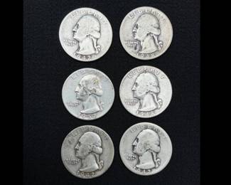 Washington Silver Quarter Dollars