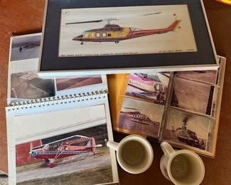 Photos. Watercolor. Framed. Bid online at: https://modestlambestatesales.hibid.com/