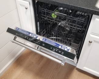 KitchenAid dishwasher with stainless steel interior