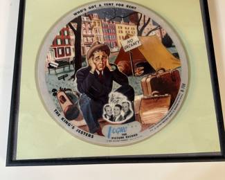 Vogue Picture Record framed