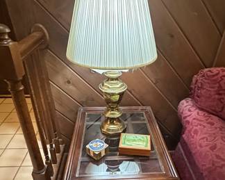 Stiffel Lamp, End Table
