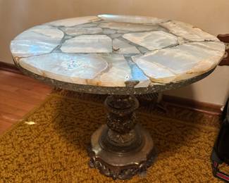 Abalone Shell Accent Table