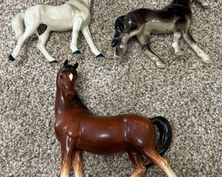 Vintage Ceramic Horses
