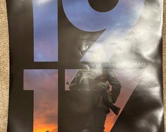 Original Double Sided 1917 War Movie Promotional Poster