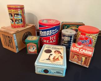 Replica Tins and Soap Box