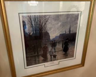 Robert Koehler "Rainy Evening on Hennepin Avenue" Print
