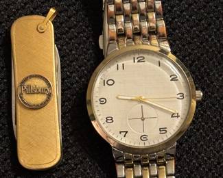 Pillsbury Pock Knife and Watch