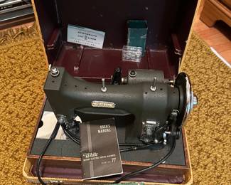 White Portable Sewing Machine