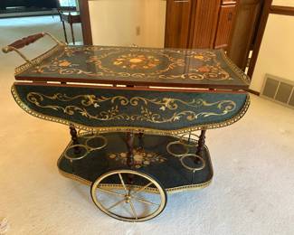 Vintage Indian Beverage Cart