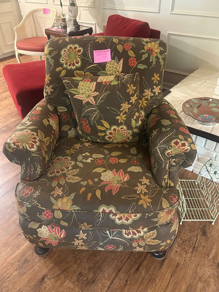 Floral chair