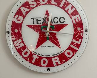 Texaco Wall clock