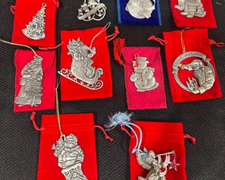 AVON Christmas ornaments 