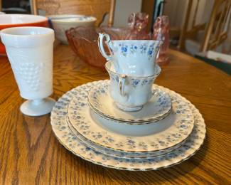 China, and Fenton Milk Glass