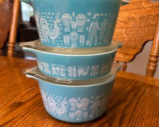 Vintage Pyrex Amish Butterprint Cookware
