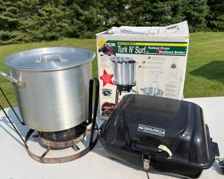 Propane Turkey Fryer, and Portable Grill 