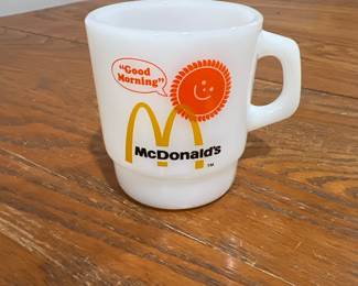 Vintage Anchor Hocking Fire King McDonald’s Coffee Mug