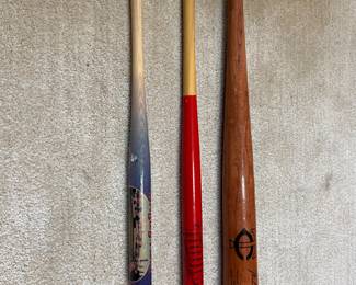Collection of Baseball Bats