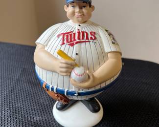Dept. 56 MN Twins Flip Top Candy Jar