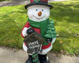 Outdoor Snowman