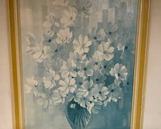 Framed Art Work on board