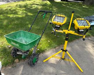 Construction Lights, And Fertilizer Spreader