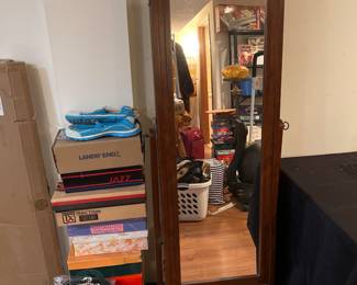 Standing Jewelry Case and Mirror 