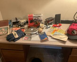 Miscellaneous vintage toys and books