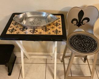 Fleur de Lis collection thru out the house