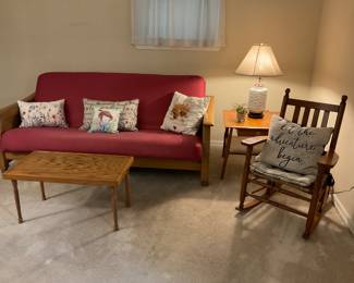 Futon with a great mattress