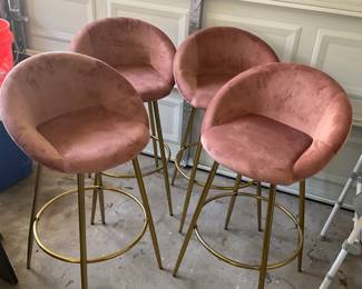 Set of four barstools 