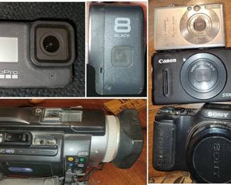 Retro Cameras: GoPro, point and shoot and camcorders