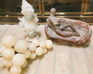 Marble art pieces sculputures
