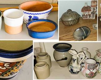 Decorative Italian pottery 