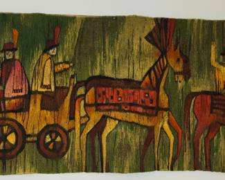 Textile rug art