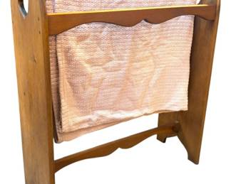 Heart Pine QuiltBlanket Rack