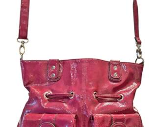 London Fog Patent Leather Crossbody Purse