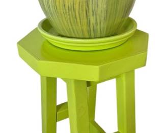 Green Themed Plant Stand Greenery