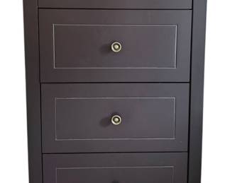 Simple Short Narrow Chest of Drawers